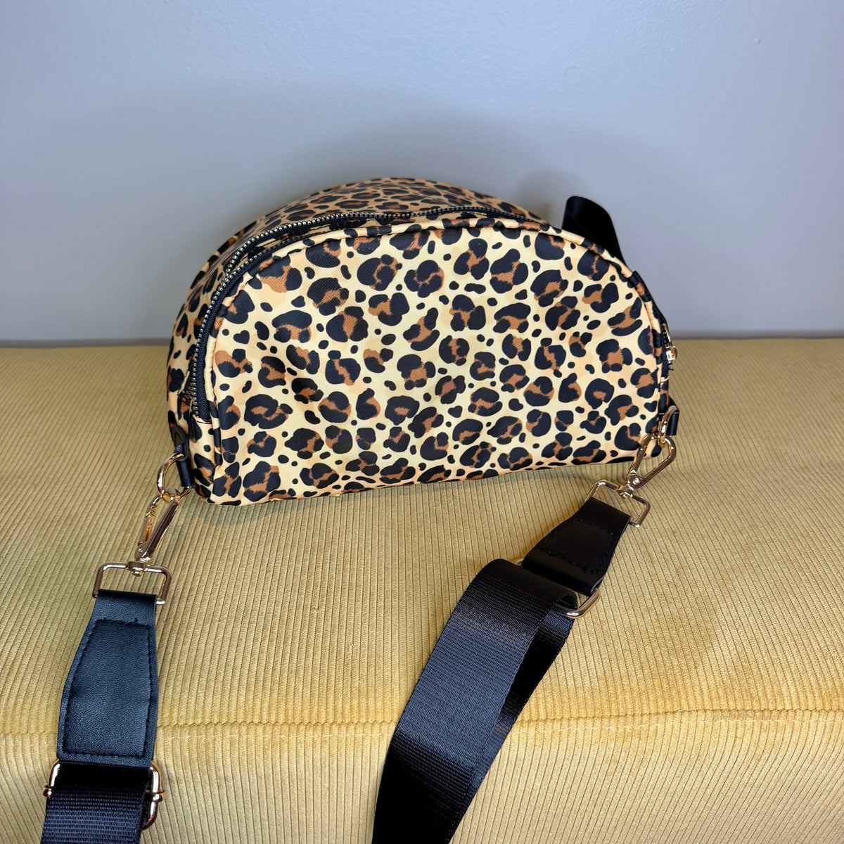 The Roni Nylon Crossbody - Animal Print