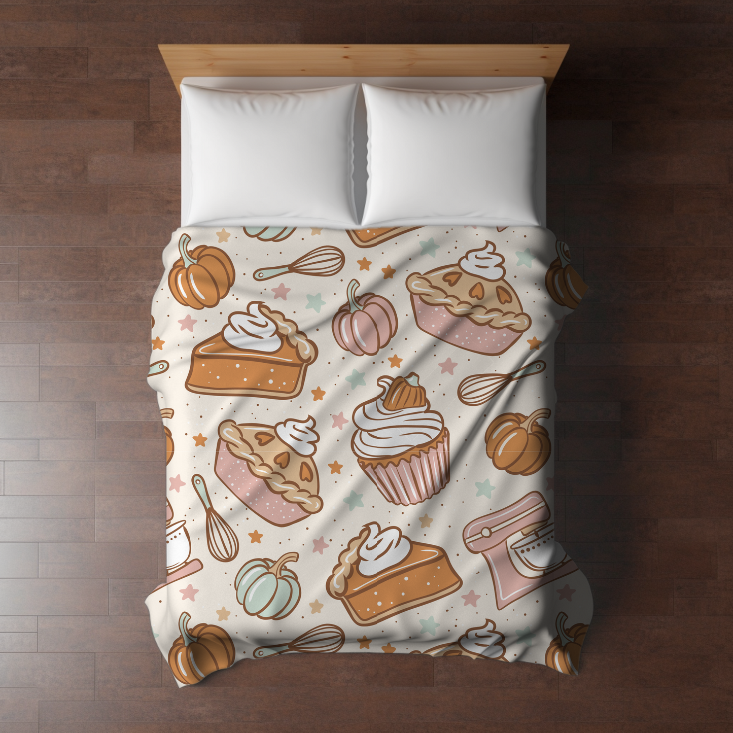 Blanket - Halloween - Fall Cake Pie Baking