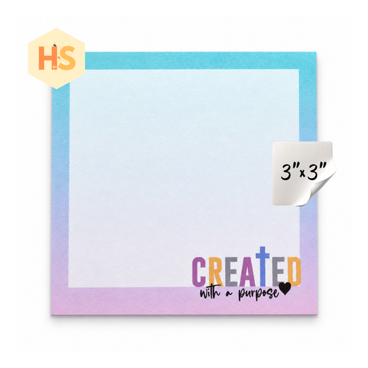 The Sticky Note Collection - Religious - Created with a Purpose