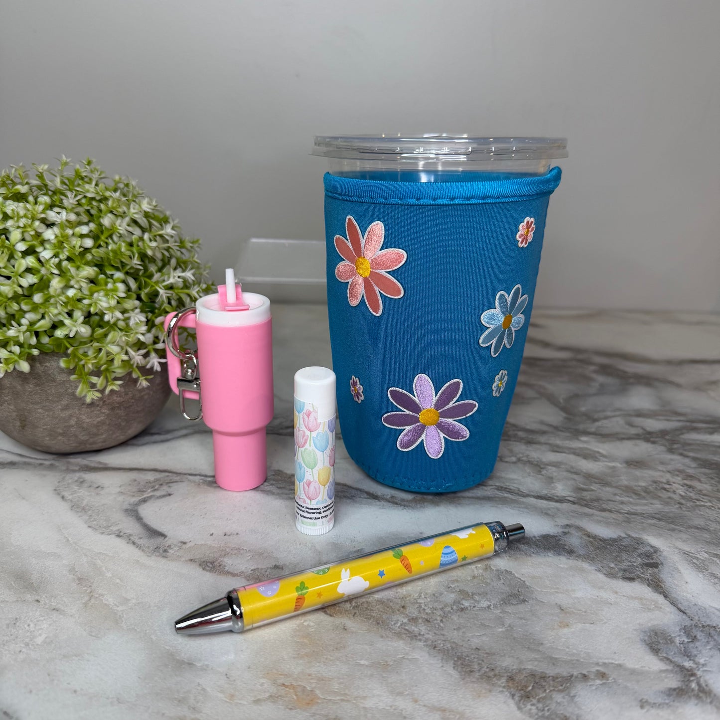 Bundled Set - Floral Patches Blue