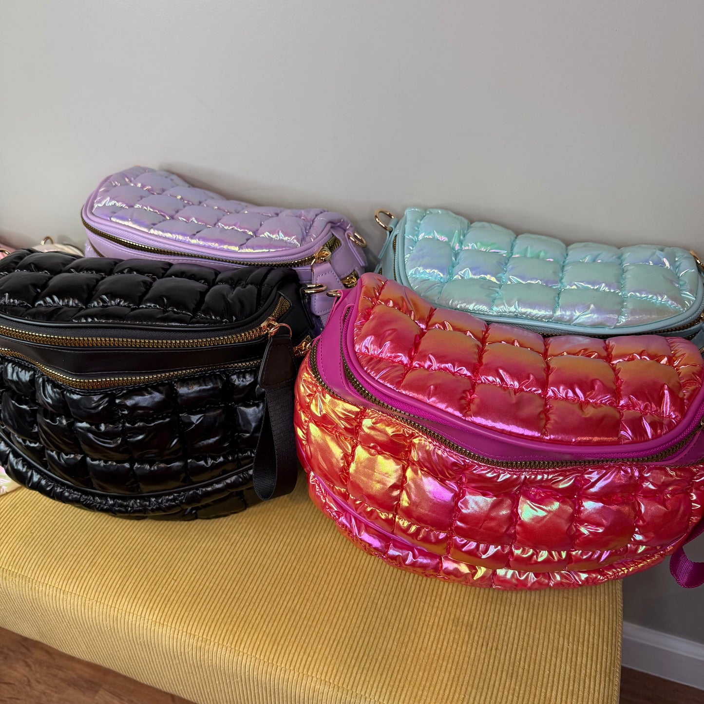 The Roni Nylon Crossbody - Puffer