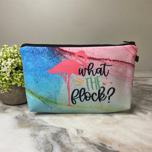 Pouch - Flamingo What The Flock
