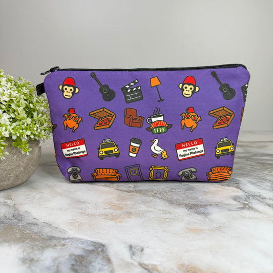 Pouch - Friends on Purple
