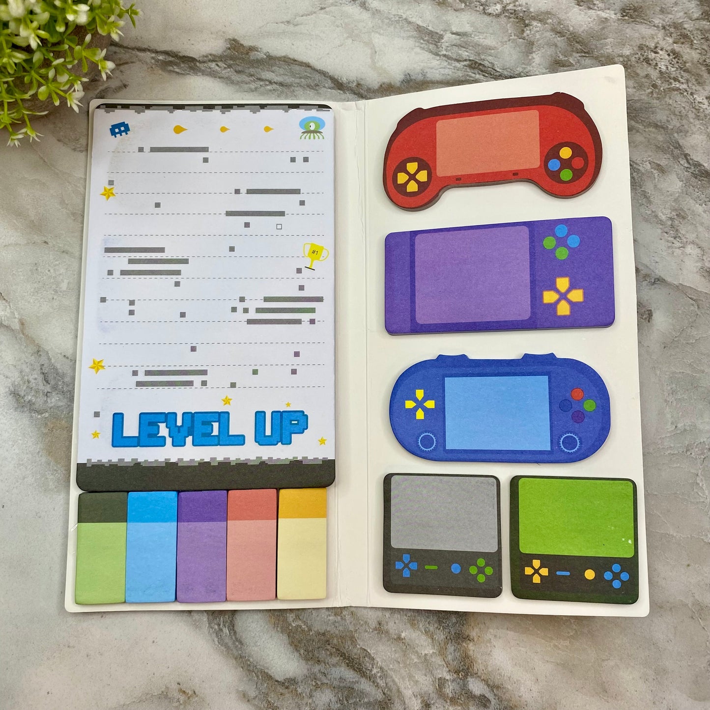 Sticky Note Booklet Set - Gamer