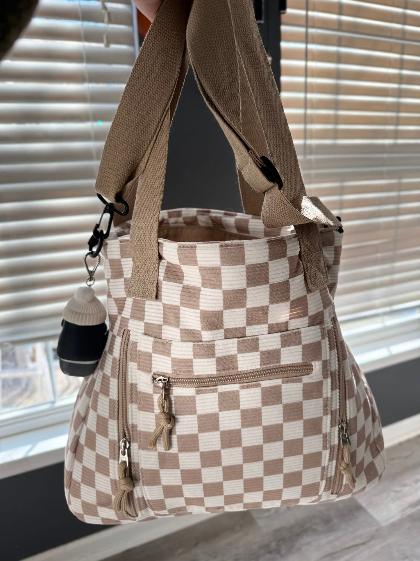 Caitlin Handbag - Corduroy Checker - PREORDER 3/4-3/7