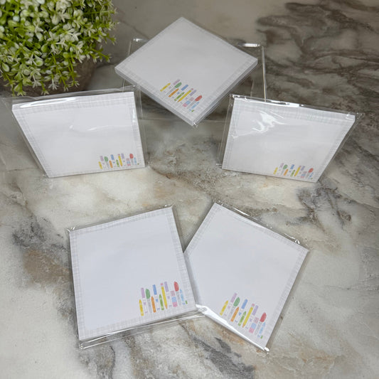 The Sticky Note Collection - Teach Teacher Writing Pen Pencil Utensils