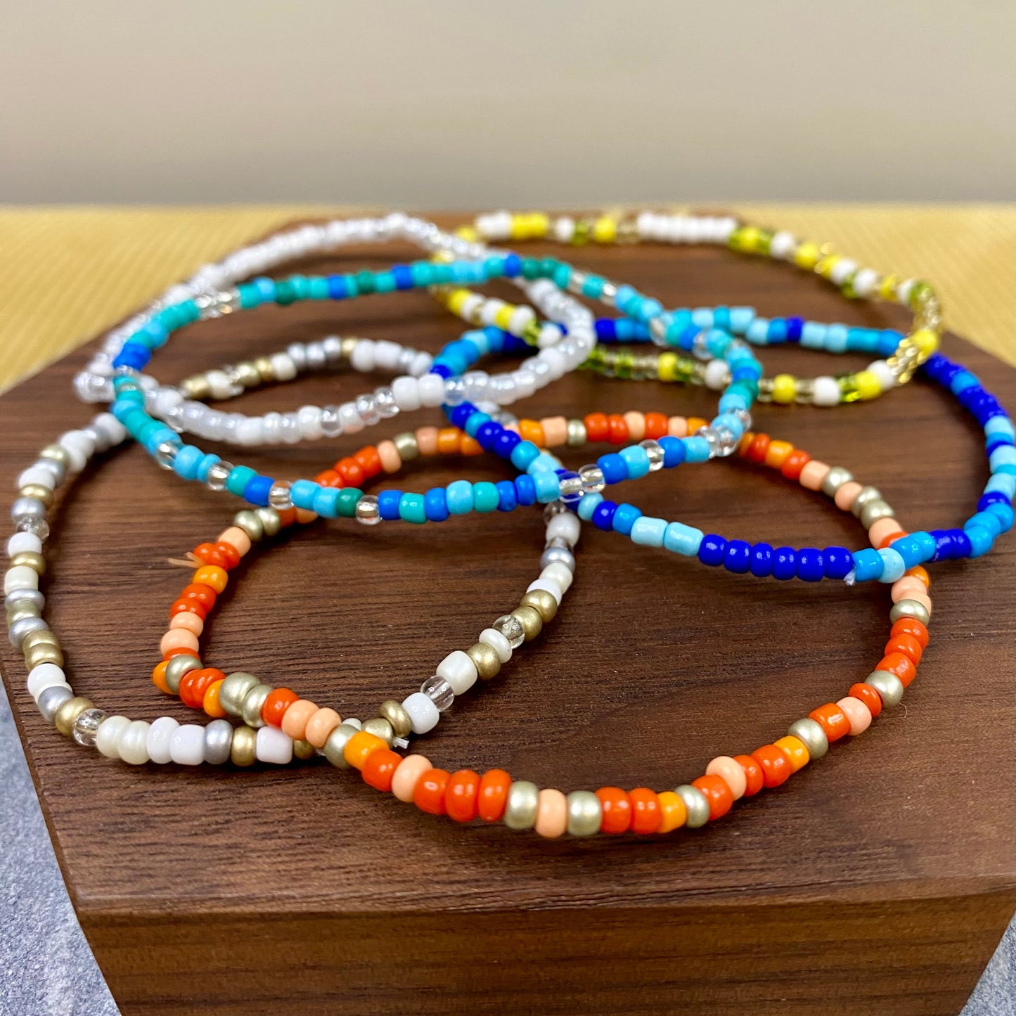 Bracelet - Smallest Sized Beads - Mixed Colors