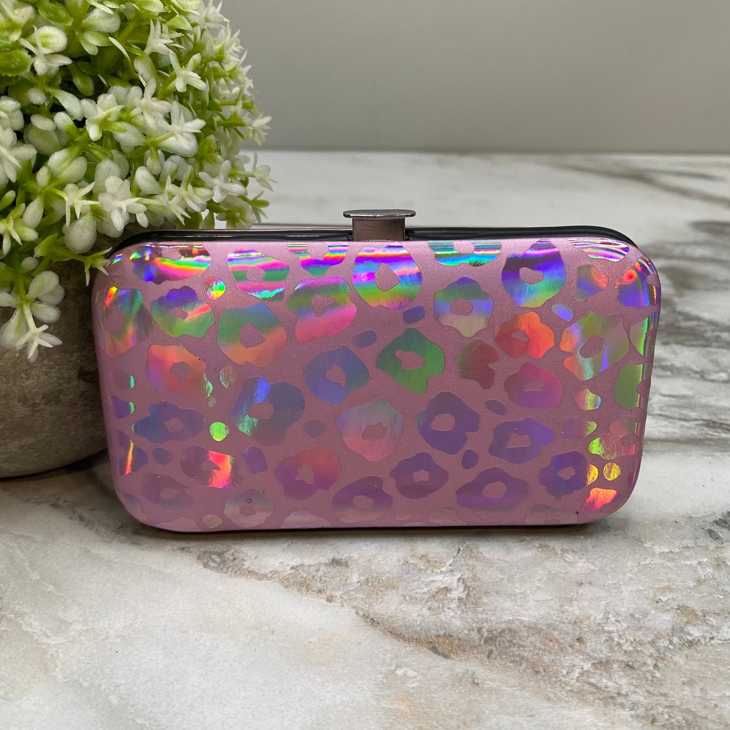 Manicure Nail Case & Set - Animal Holographic