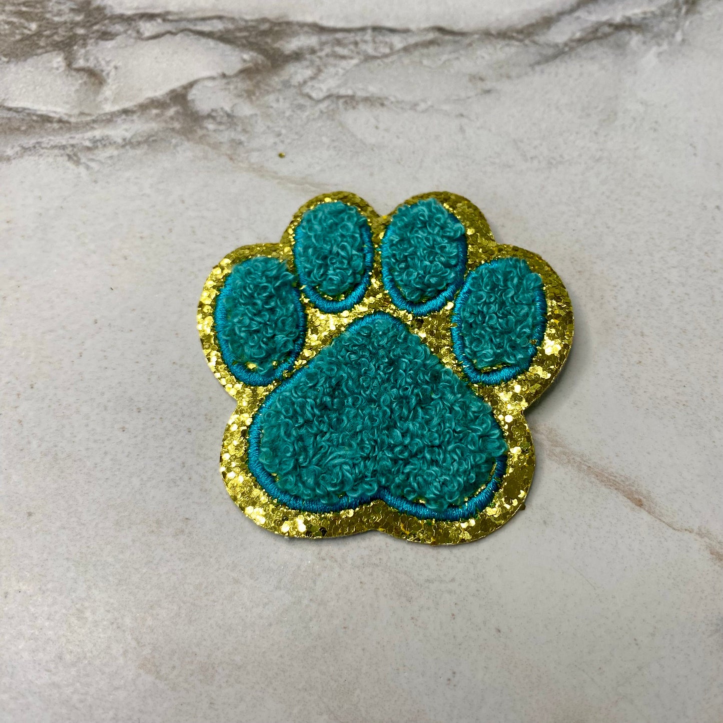 Chenille Patches - Paw Print