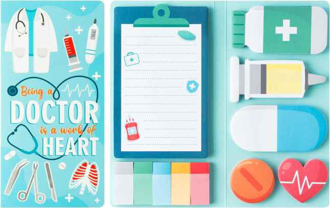 Sticky Note Booklet Set - Doctor