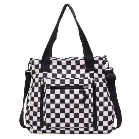 Caitlin Handbag - Corduroy Checker - PREORDER 3/4-3/7
