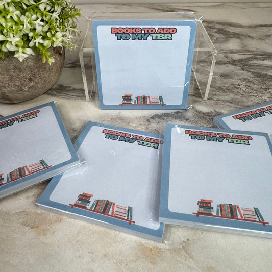 The Sticky Note Collection - Books To Add To My TBR