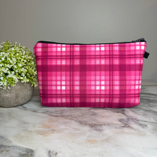 Pouch - Pink Plaid