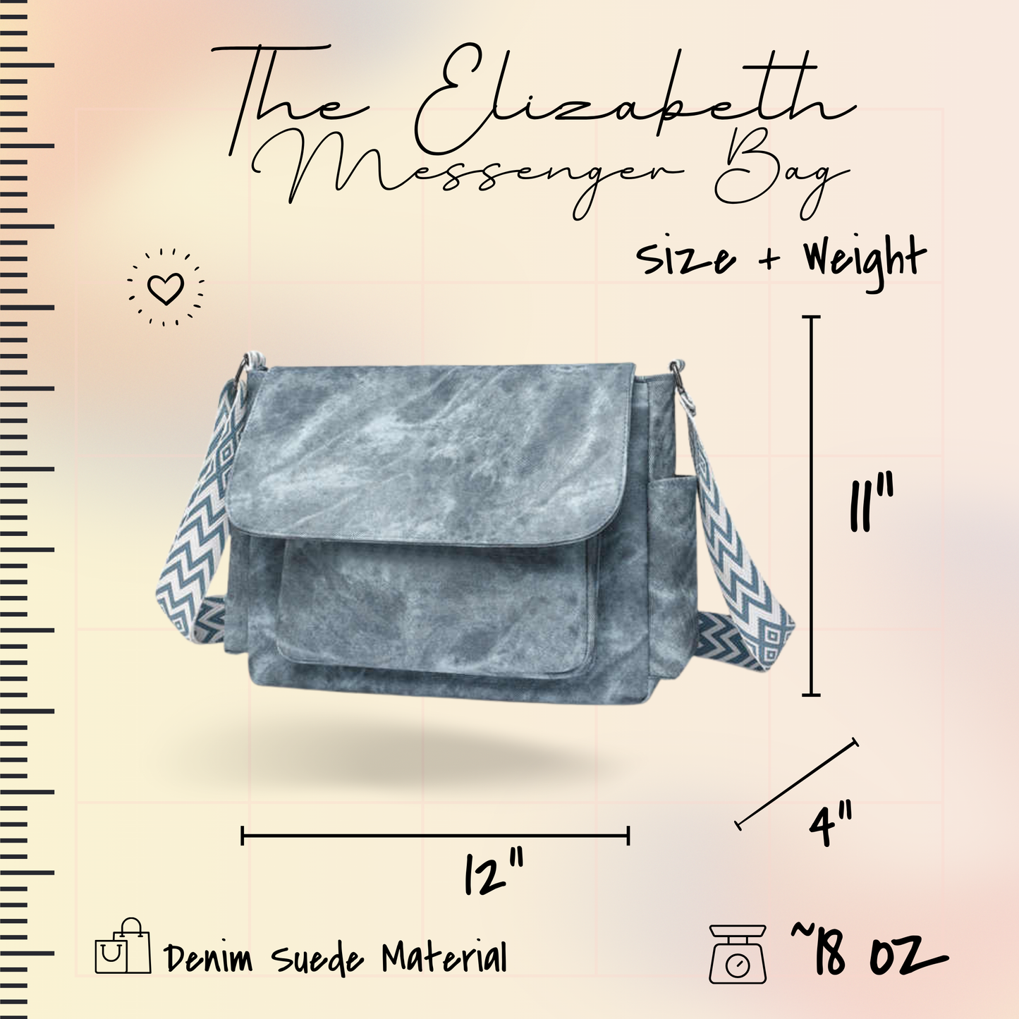 Elizabeth Flap Messenger Bag