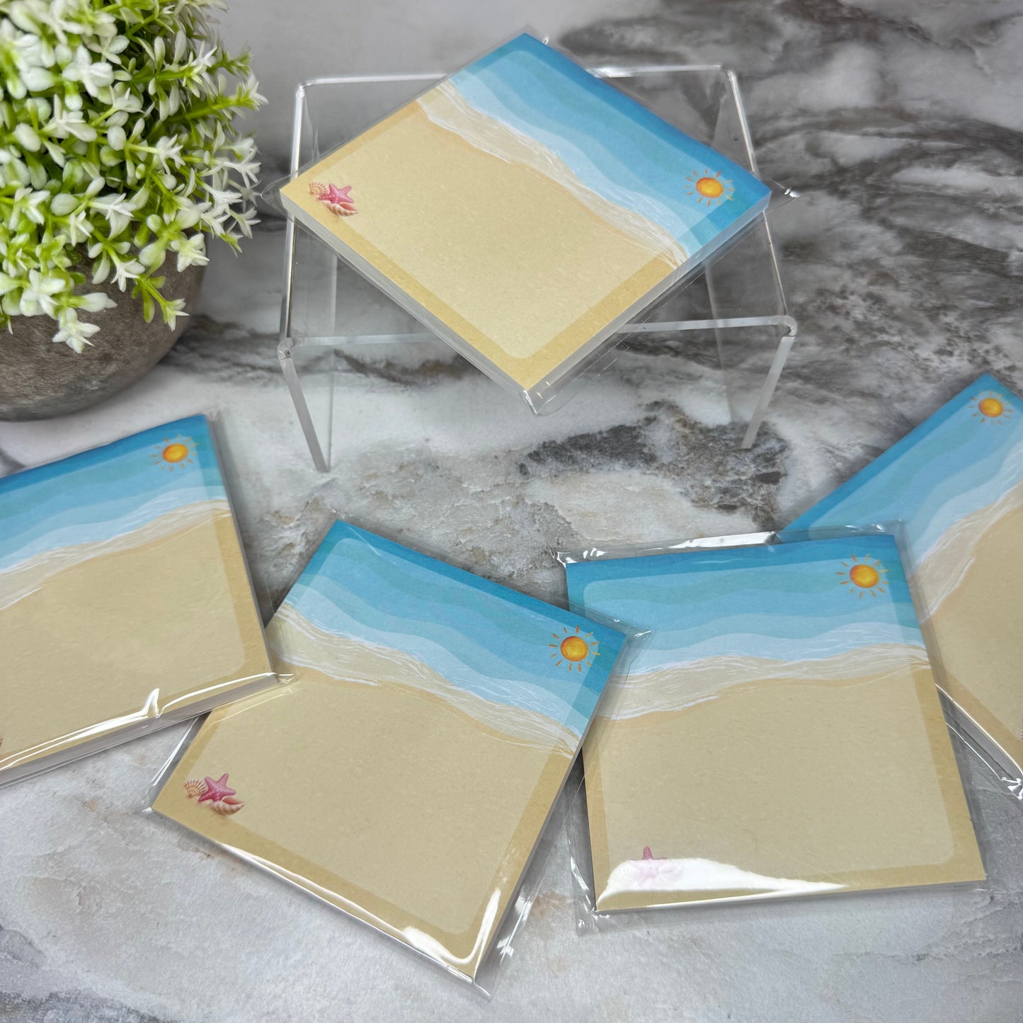The Sticky Note Collection - Beach Sand Summer Seashell Sun