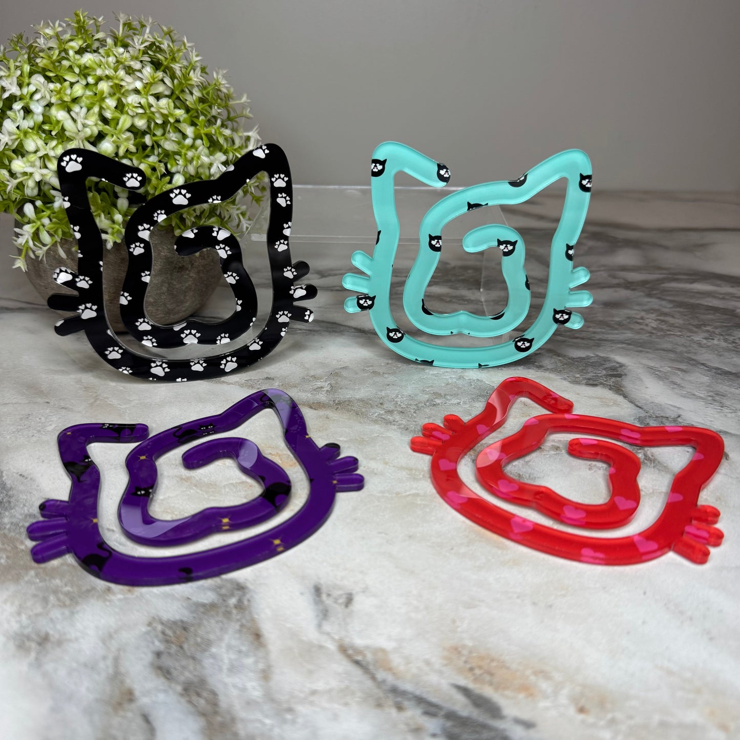 Jumbo Paperclip - Cat Head Shape