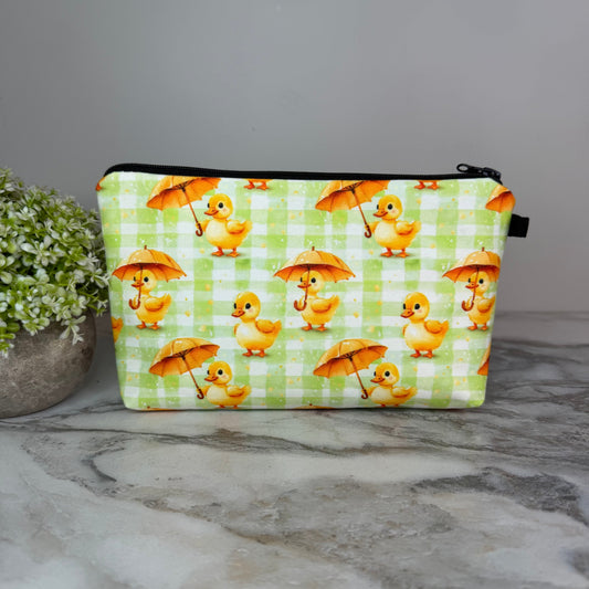 Pouch - Rain Umbrella Duck Gingham