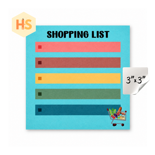 The Sticky Note Collection - Shopping List