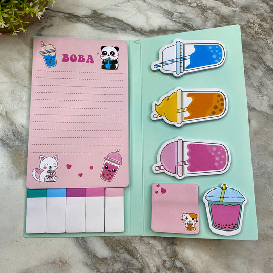 Sticky Note Booklet Set - Boba (#1)