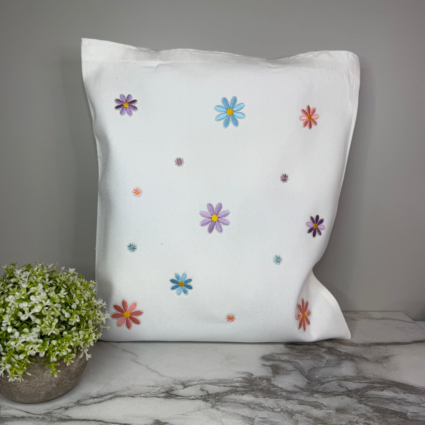 Tote Bag - Floral Patches