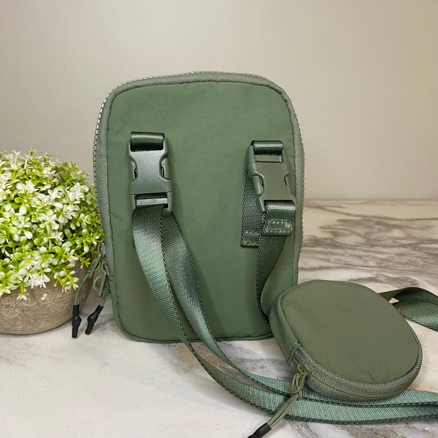 Nylon Crossbody & Belt Bag