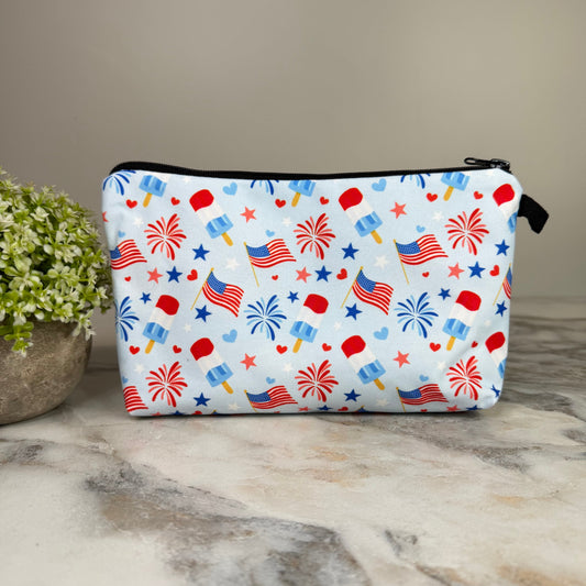 Pouch - America Flag Fireworks