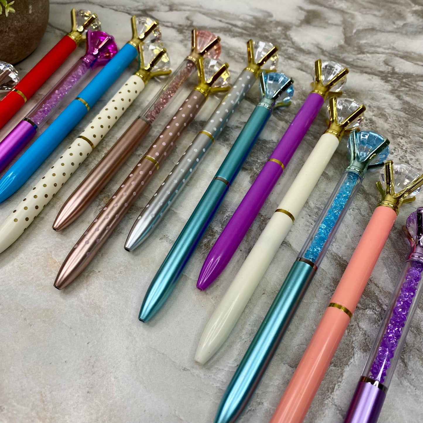 Pen - Diamond Plastic