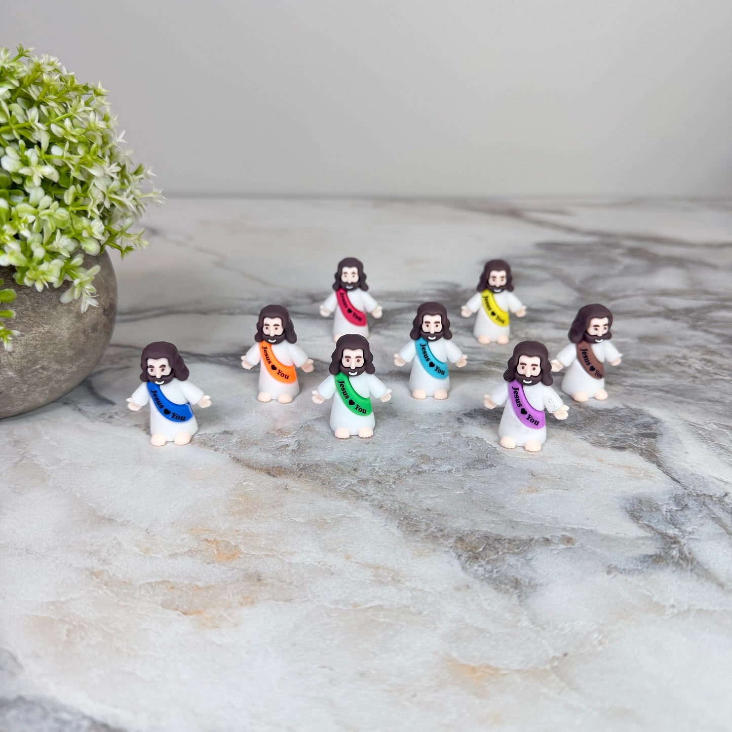 Figurine Silicone - Religious - Jesus Loves You