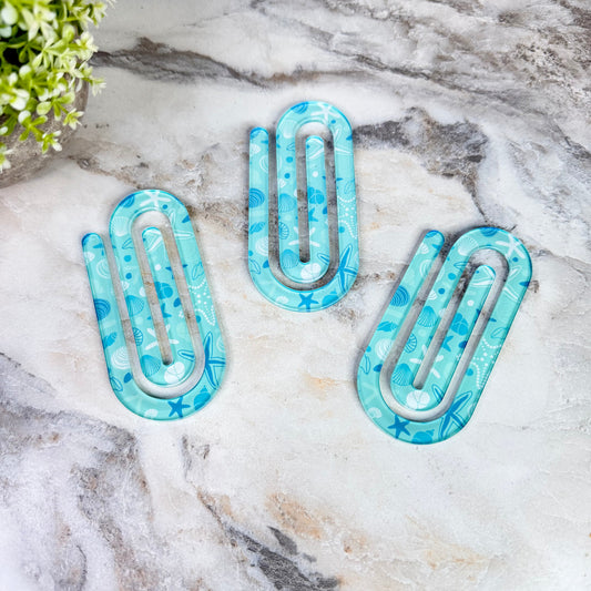 Jumbo Paperclip - Ocean Beach Sea Shell