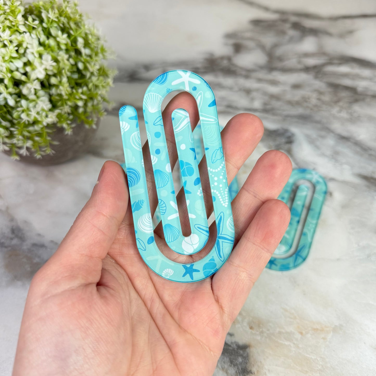 Jumbo Paperclip - Ocean Beach Sea Shell