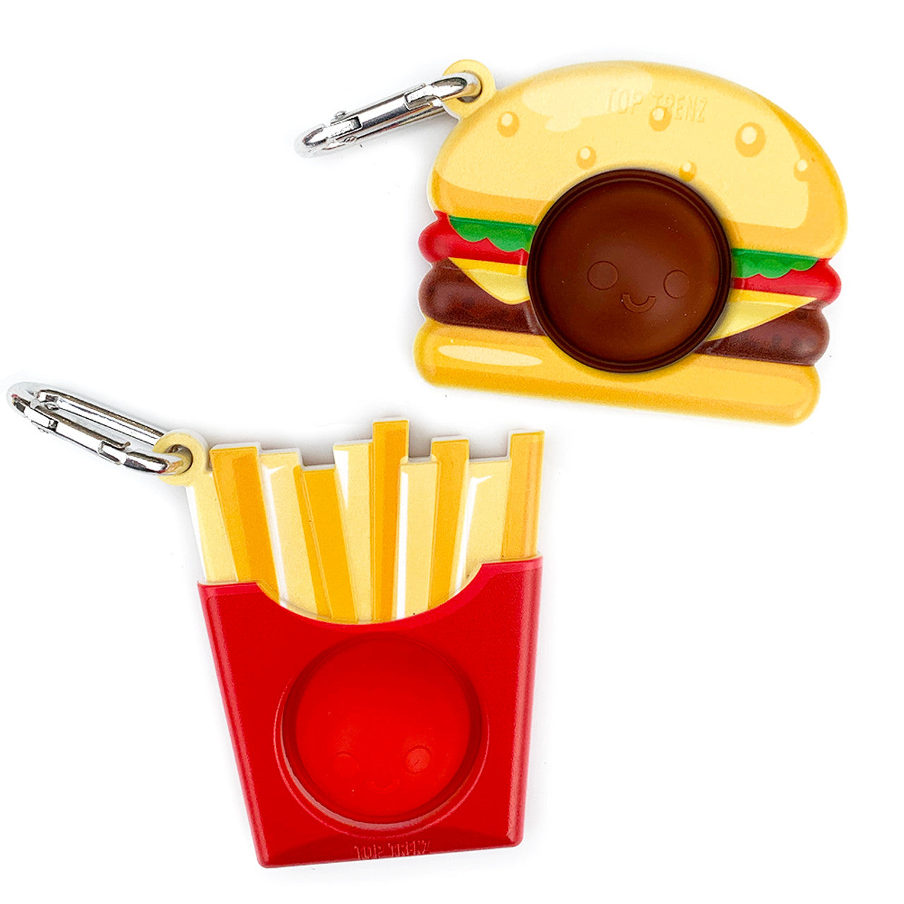 OMG Mega Pop Best Friend Keychains - Burger & Fries