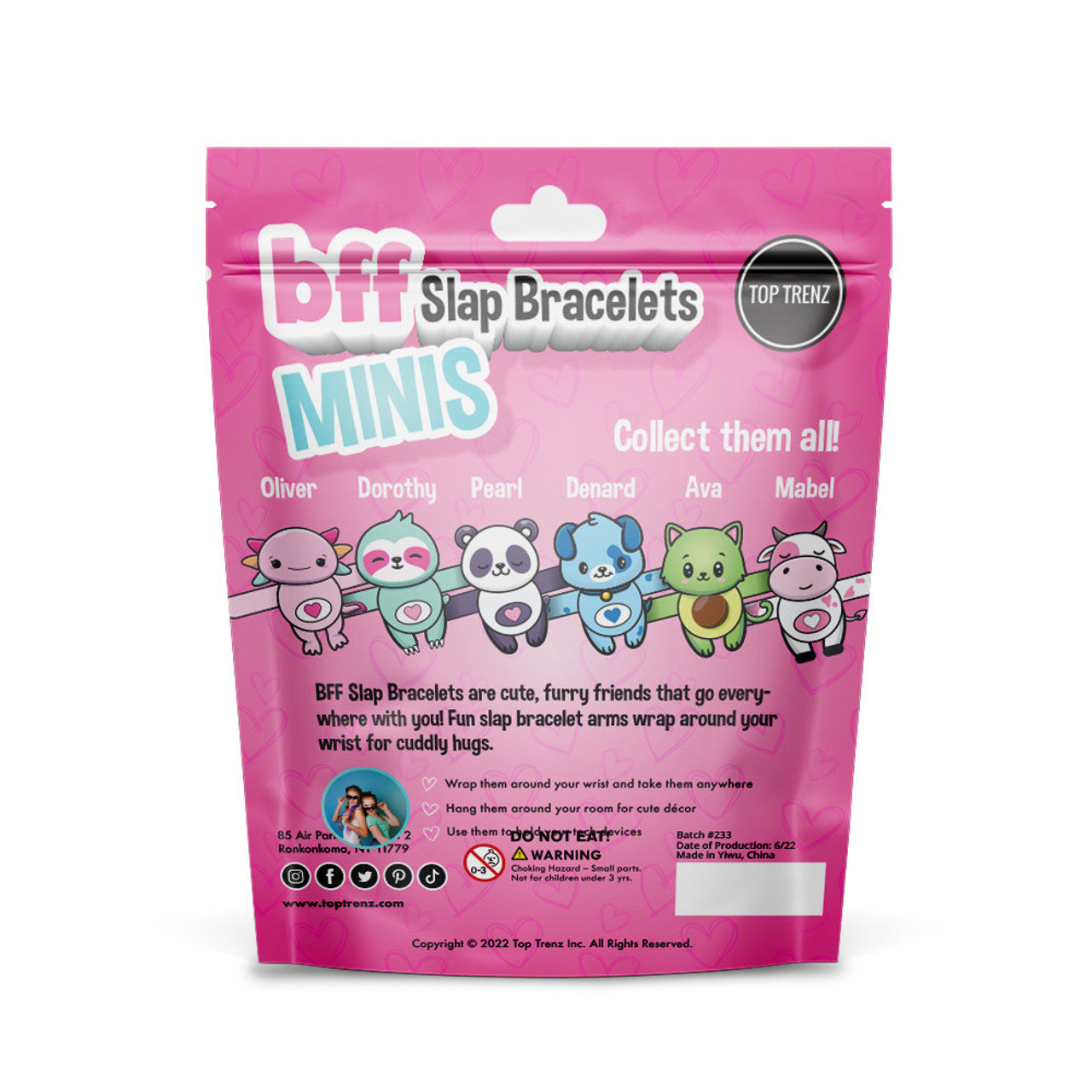 BFF Plush Slap Bracelet Toy Minis Blind Bags Mystery Edition