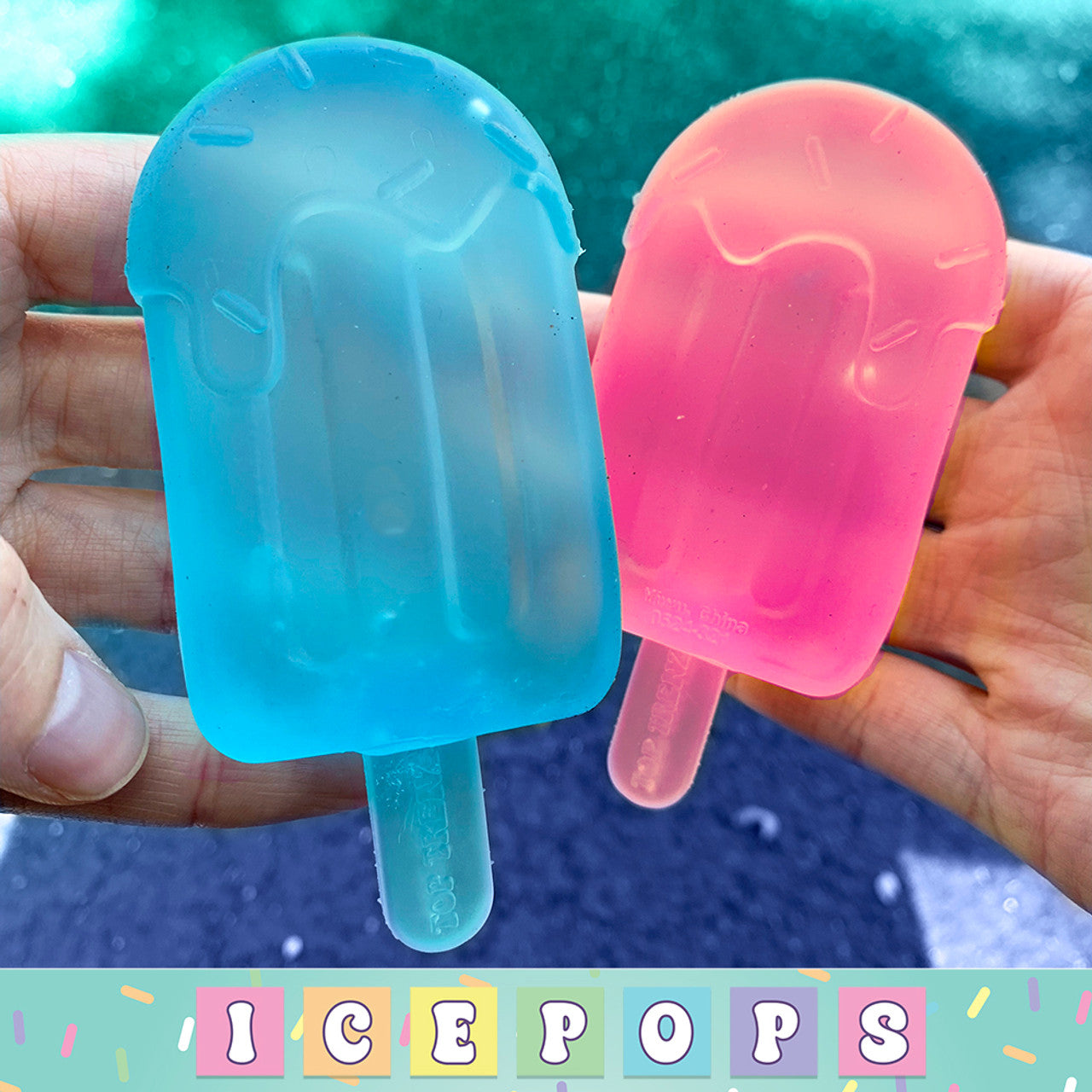 Super Duper Sugar Squisher Toy - Mini Ice Pop 2 Pack