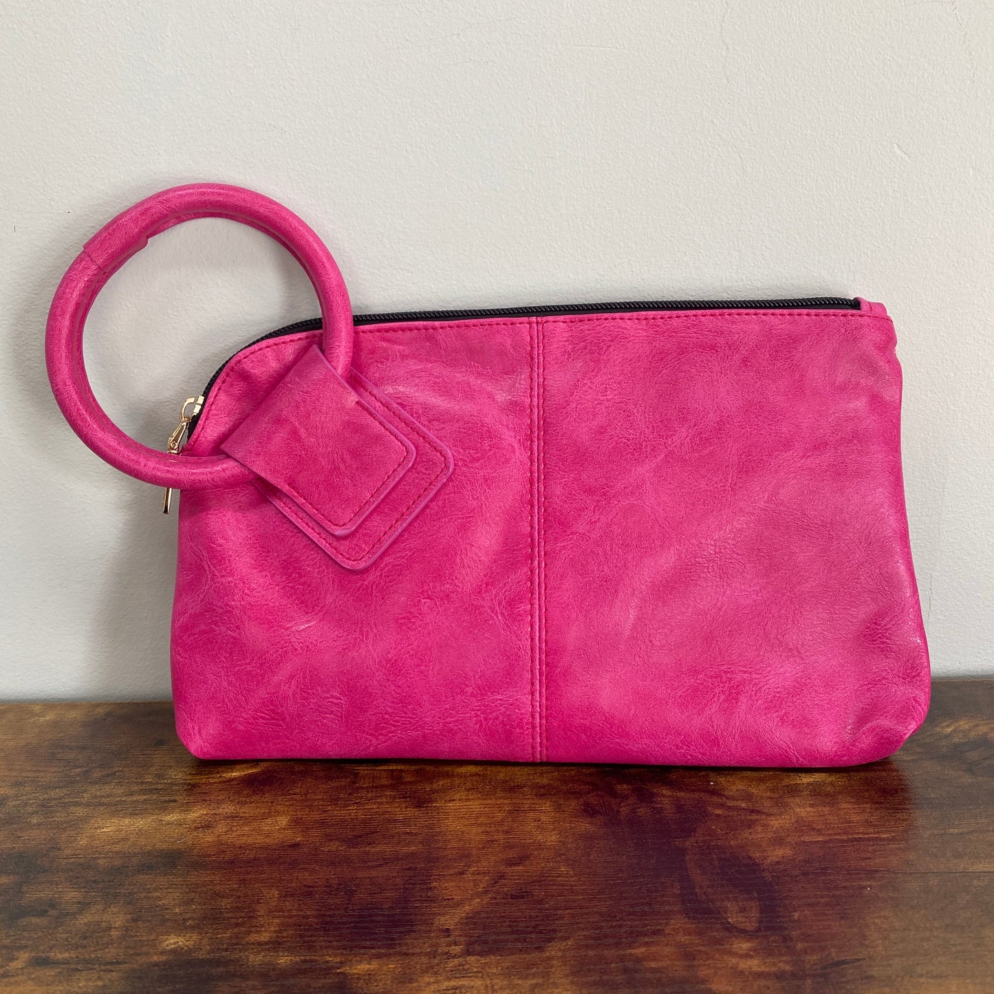 Luna Clutch - Faux Leather with Wrist Loop