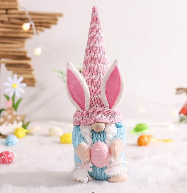 Gnome - Easter F - Bunny Ear Egg Trio