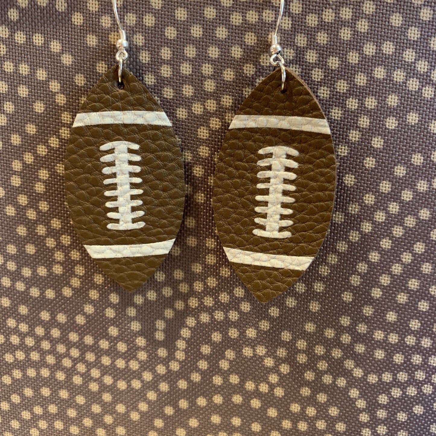 Faux Leather Earrings - Sports Shapes & Teardrops